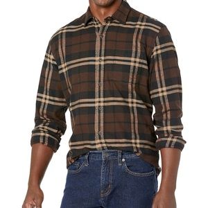 Amazon Essentials Men's Long-Sleeve Flannel Shirt
